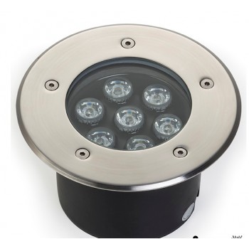 Spot Balizador Led 7w Branco Frio Blindado Para Piso